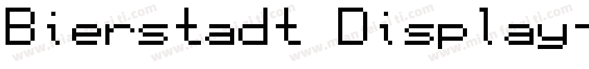 Bierstadt Display字体转换